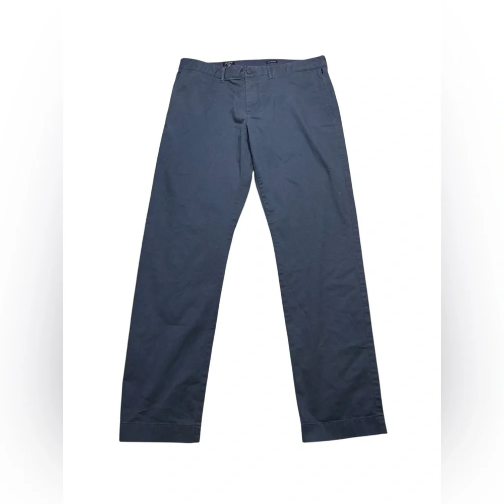💙 J.CREW Thompson Flex Chino Pants Navy‎ 34x32 💙